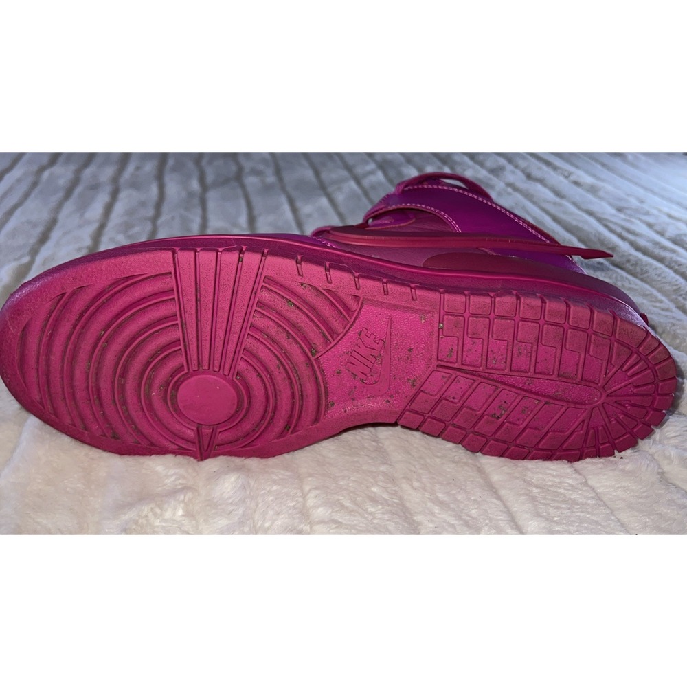 Nike Dunk High X Ambush Cosmic Fuchsia 11 Men's 12.5 Womens EUC - Picture 8 of 8